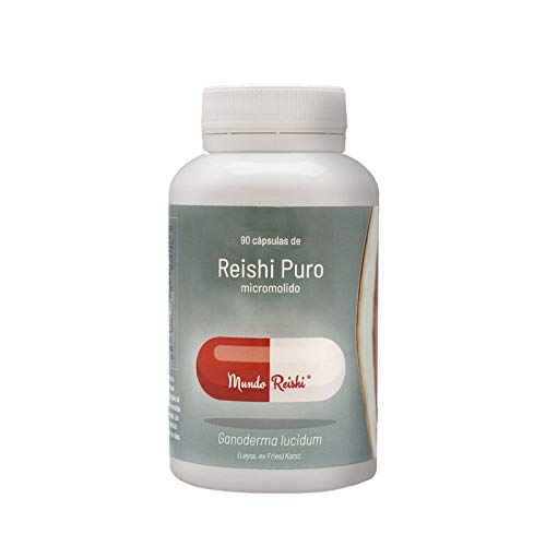 Reishi puro en Cápsulas. Micromolido: hasta un 300% más de absorción. 90...