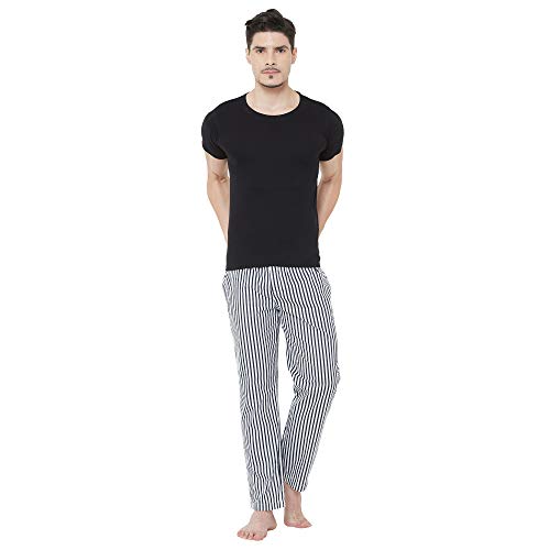 Urban Scottish 100% Cotton Comfortable Men's Lounge Pants Leisure-Wear with an Elastic Waist-Band and Regular Fit -Machine Washable Stay at Home Pyjama - Expert Featuring A Plush to The Touch Feel