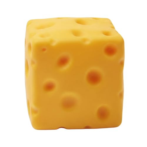 WMFASBAG Enorme Juguete Antiestrés de Queso Grande, Esponjoso y Suave de 10CM, Juguete Tierno de Alivio del Estrés y Ansiedad, Pelota de Squeeze para Adultos, Sorpresas para Fiestas y Cesta