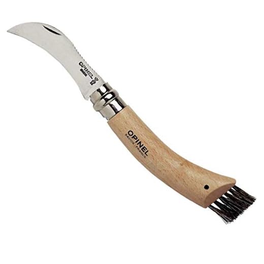 Opinel - Coltello da funghi, in acciaio inox