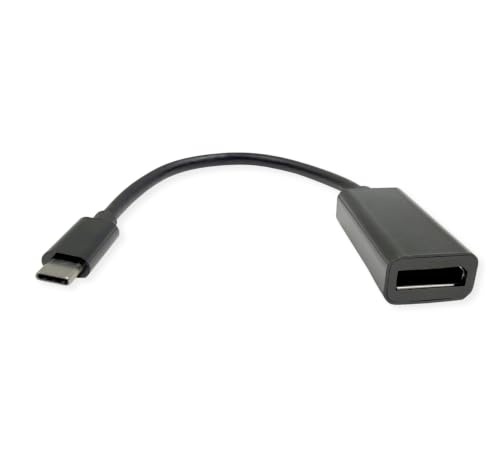 ROLINE Adaptateur d'affichage USB Type C - DP, St/BU, 8K60