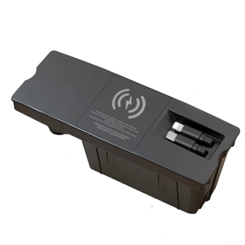 Carga rápida dual para coche con cargador inalámbrico y cable divisor ABS