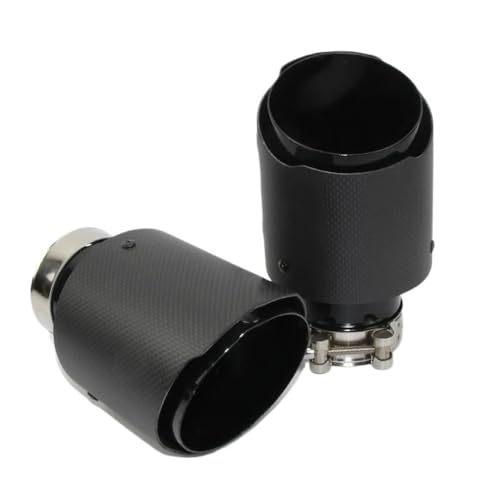 Queue gorge d'échappement pour E90 E46 voiture accessoire carbone noir - 6