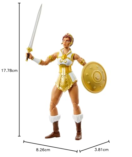 Masters of the Universe Masterverse Revelation Teela Action Figure 7-In MOTU Battle Figures for Storytelling Play and Display, Gift for Kids Age 6 and Older and Adult Collectors, MOTU Collectors