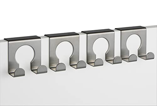 TP-Produkte 16114 Kleiderhaken Türhaken Tür Gaderobe Gaderobenhaken 4 Haken 5 X 5cm