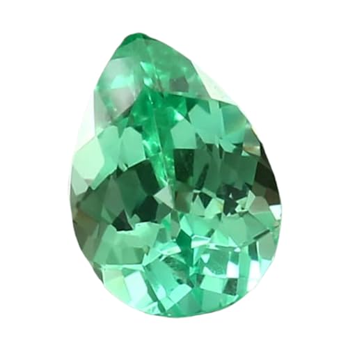 Saphir vert 11x8mm pierre gemme vrac pour fabrication bijoux DIY bague