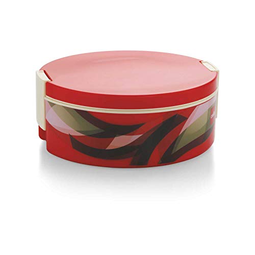 Image of CELLO Prisma Insulated Casserole - 1500ml, 1 Piece, Red, Plastic