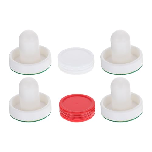 POPETPOP 2 Sets Air Hockey and Paddle and Durable Game Accessories for Fun Air Hockey Matches
