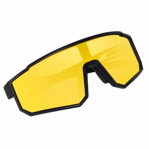 Image of Dervin One Piece Shield Sports Oversized Visor Polarized Sunglasses for Men Women, Outdoor Cricket Cycling Hiking Fishing Sunglasses
