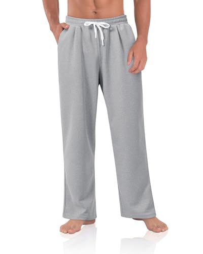 Alimens & Gentle Men's Sweatpants with Deep Pockets Athletic Lightweight Stretch Joggers Baggy Causal Pants Workout Gym Yoga
