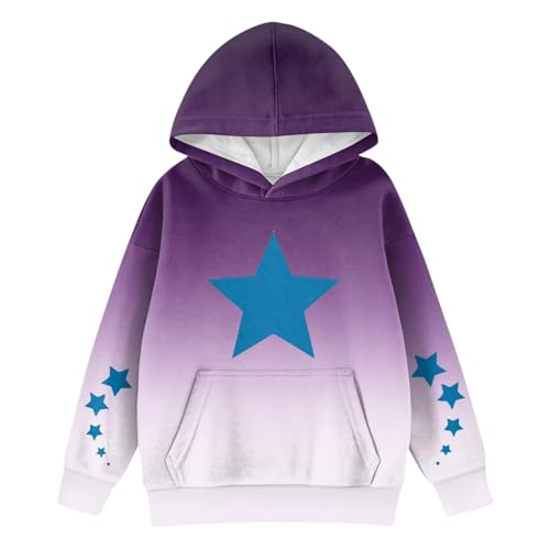 Girls Sweatshirt Cute Long Sleeve Oversized Hoodie Y2K Tie Dye Hooded Sweatshirts Puppy Fall Pullover Tops With Pocket4