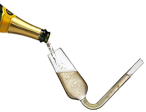 Champagne Flutes Guzzler Glasses, Champagne Glasses, Champagne Flute Shooters, The Champagne Glass To Chug Champagne, White Elephant Gifts - Set Of 2 #TOP2