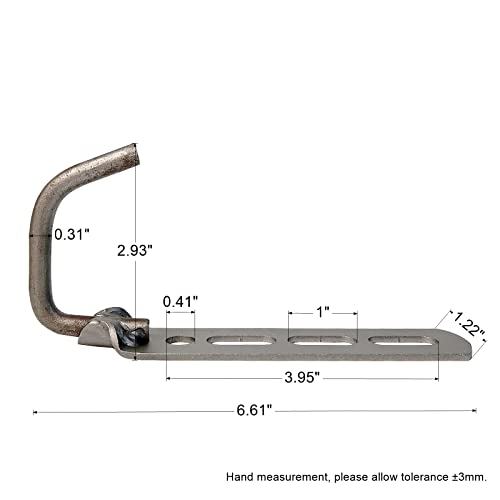 Generic EMHG005 Emotor Industries Universal Straight Exhaust Hanger Welded Steel thumb #1