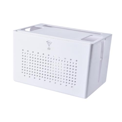 Support routeur et boîte de rangement câbles pour en finir avec les fils emmêlés
