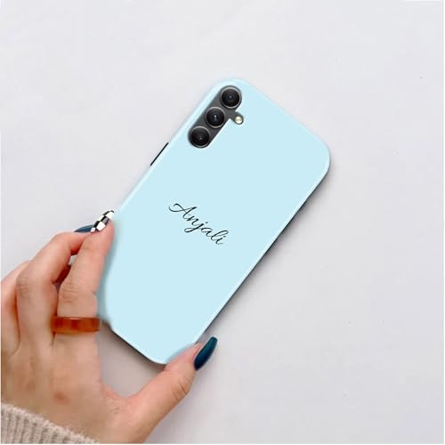 Image of COLORflow Back Cover Compatible with Samsung Galaxy A34 5G | Solid Color Customized | Glossy Armoured Bumper with Camera Protection Back Cover Compatible with Samsung Galaxy A34 5G