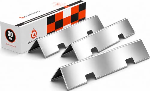 15.3 Flavorizer Bars for Weber Spirit I & II 200 Series Spirit 2 Grill Parts for Weber Spirit E210 E220 S210 S215 with Front Control Stainless Stee Grill Heat Plates for Weber 7635 67045