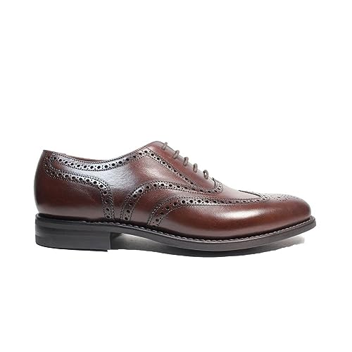 Loake 302CHRG | Dark Brown Leather | Mens Oxford Shoes Dk Brown UK 12