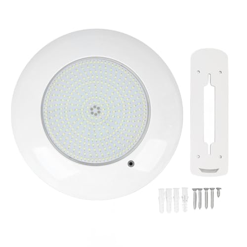 ViaGasaFamido Pool Light AC12V 25W LED Underwater Light, IP68 Waterproof Wall Mounted Swimming Pool with 360 LEDs for Aquariums Fountains