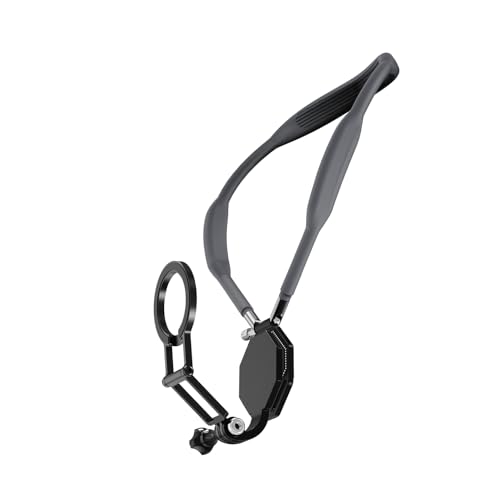 Support de cou magnétique pliable en aluminium à libération rapide pour téléphone