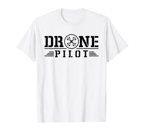 Quadrotor Divertido Quadcopter Drone Piloto Drone Camiseta