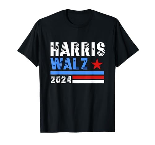 Kamala Harris Tim Walz pour le président Vote Harris Walz 2024 T-Shirt