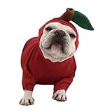 犬服 りんご ハロウィン クリスマス仮装 コスプレ コスチューム イベント パレード 猫 小型犬 犬の服 (M)