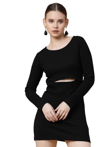 Image of Rigo Women Fleece Hooded Sweatshirt Dress