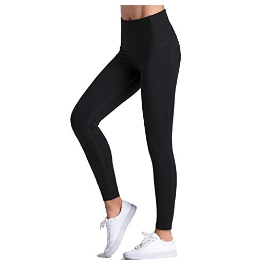 Dragon Fit Compression Yoga Pants Power Stretch Workout Leggings With High Waist Tummy Control, 02black, Medium