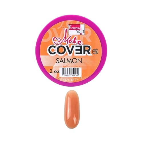 Fantasy Nails Salmon Acrylic 2oz- Compatible with all monomer brands
