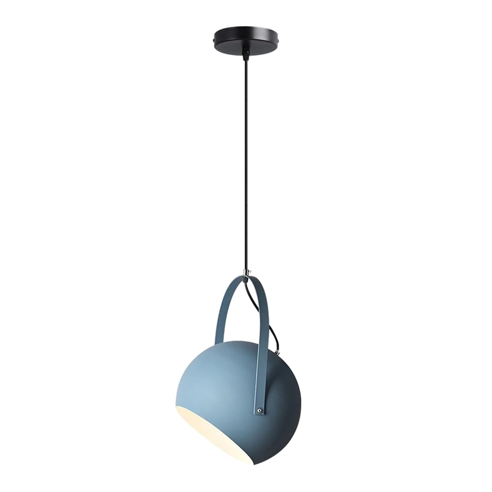 ZGDHWCR Modern Industrial Style Hanging Lamp, E26 Light Source Metal Pendant Light, Flush Mount Ceiling Chandelier, Living Room Kitchen Island Corridor Decoration Light Fixtures