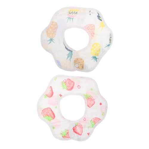 Toyvian 2 Uds Babero De Gasa Baberos Esenciales Babero De Muselina Con Botones Chica Esencial Babero Para Saliva Toalla De Algodón