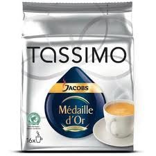TassimoJacobs Me'daille D'or 16 T-Discs (Pack of 4)