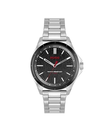 Catálogo de Reloj Hugo Boss Orange más recomendados. 40 Hugo - Reloj Para Hombre 1530323 Acero Inoxidable Plateado - Movimiento de Cuarzo - Estilo Contemporáneo