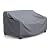 BROSYDA Patio Sofa Cover Waterproof - Heavy Duty 3-Seater Outdoor Couch Cover,600D Patio Furniture Covers with Air Vent and Handles, 78"L ×33" D×32" H, Gray