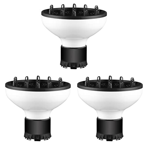 LALAFINA 3 peças Bocal Sopro Profissional Desgaste Curl Ferramentas Universal Acessório de Vento Enc