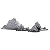 FOMIYES Keramik Dekorationsset 4 Stück mit Umweltfreundlicher Verarbeitung für Wohnzimmer und Hotels Kreative Sandtischdekoration mit Lebendiger Form und Feiner Verarbeitung