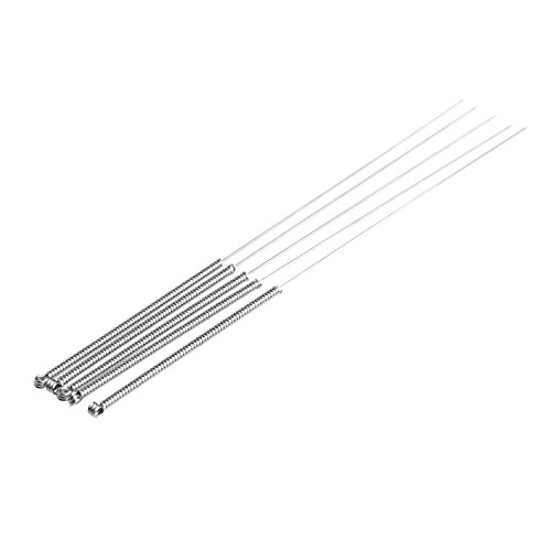DollaTek 5pcs 0.4mm Stainless Steel 3D Printing Nozzle Needles Drill Bit for Cleaning Needle Stainless Steel 3D Printer 