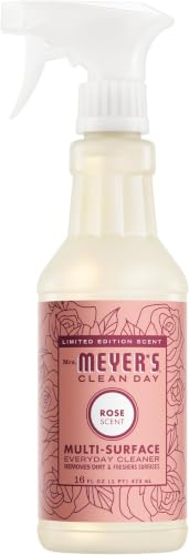 Image of Mrs. Meyer's All-Purpose Cleaner Spray, Rose, 16 Fl oz (Pack of 5)