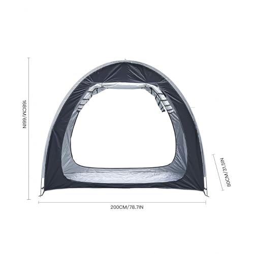 Carpa para Bicicletas x2 Exterior Impermeable Azul Cobertor de Patio 2
