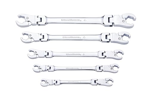 Clés à cliquet à tête flexible GearWrench 89100 pour angles difficiles