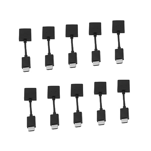 NUOBESTY 10 Piezas Cable de Extensión de Adaptador Macho Hembra Conector para Tv y Laptop Alta Resistente y Duradero