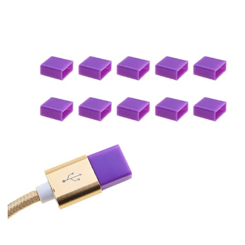 Tapones de silicona USB anticaída y antipolvo Zovloer para proteger cables de datos
