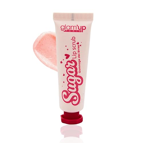 Glam'Up Paris - Cura per lo zucchero e le labbra esfolianti e idratanti - Lip Scrub - Scrub allo zucchero per le labbra - Elimina la pelle morta