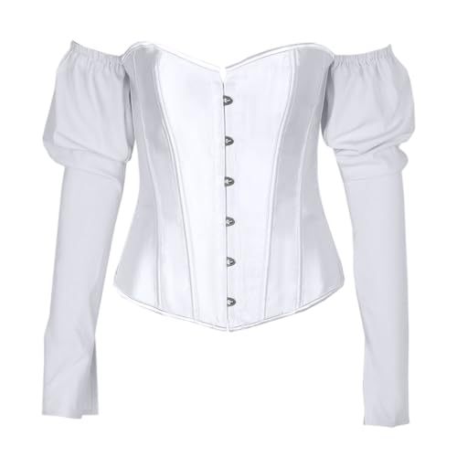 Corset gainant à manches longues avec taille smockée ultra sculptante