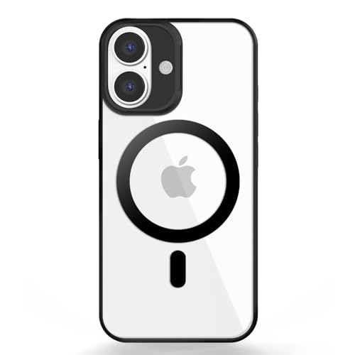 Image of GRIPP Matrix Case Compatible with Mag-Safe for iPhone 17 | Military Grade 12ft Drop-Tested with D30 Technology, Transparent Back, Camera Ring Kickstand Function, Shockproof Back Cover - Black
