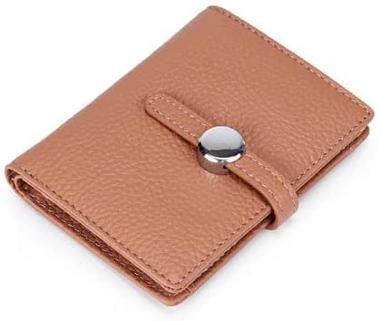 Wallets, Minimalist Wallet Leather Women's Wallet Large Capacity Design Buckle Square Purse Clutch Fashion Elegant Coin Pocket for Card Holder