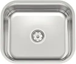 Cuba de embutir Tramontina Lavínia 40 BL em aço inox polido 40x34 cm