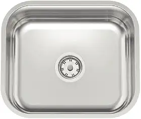Cuba de embutir Tramontina Lavínia 40 BL em aço inox polido 40x34 cm