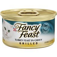 Fancy Feast Grilled Turkey Feast in Gravy, 3-oz, 12-cans