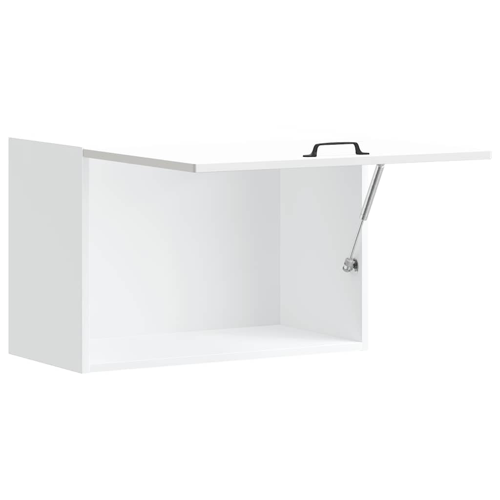 vidaXL Armoire Murale de Cuisine Kalmar Blanc Brillant Bois ingénierie